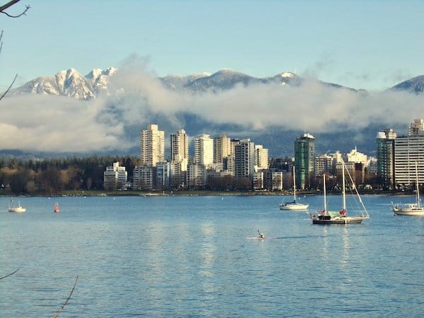 l'hiver à Vancouver, zoom