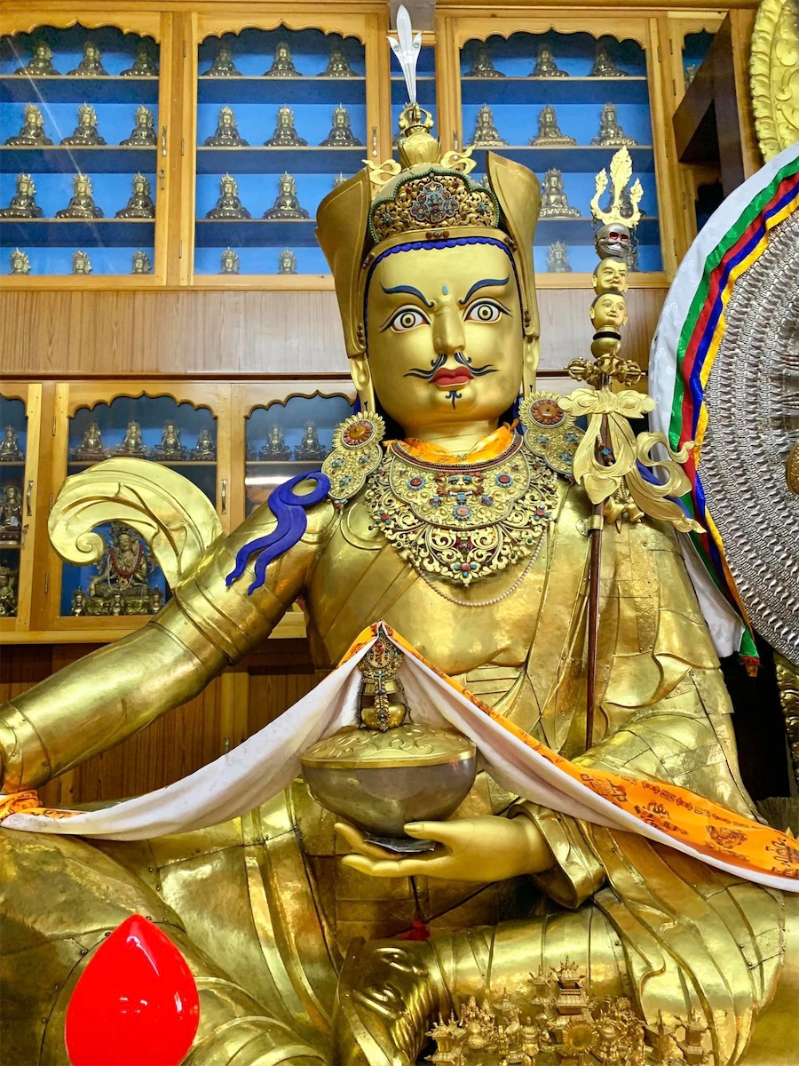 Environs de Dharamsala, temple du Dalaï Lama