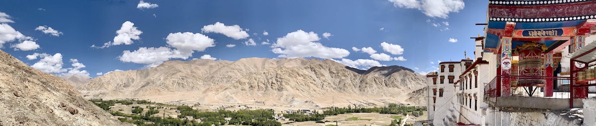 vue depuis la gompa de Chemrey