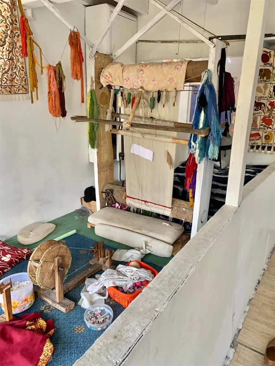 Srinagar, atelier de tapis traditionnels